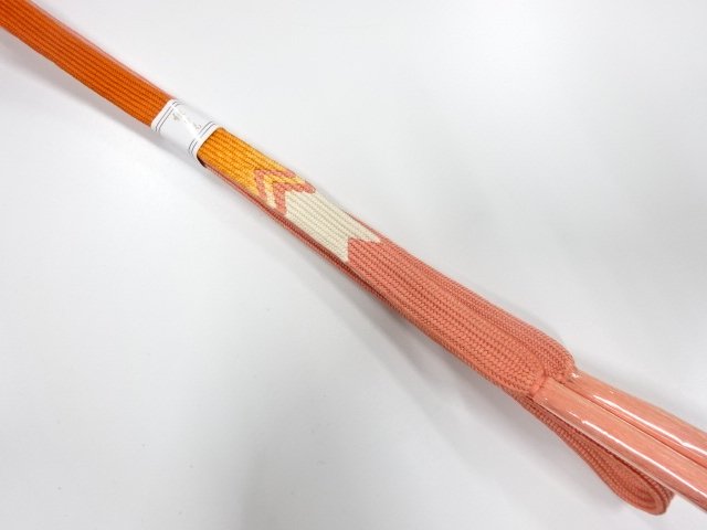 JAPANESE KIMONO / UNUSED KOREI HAND-TIED OBIJIME